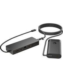Accesorio HP 9H0H9AA - PACK DOCKING USB TIPO-C Y CARGADOR UNIVERSAL PARA PORTATILHP 9H0H9AA