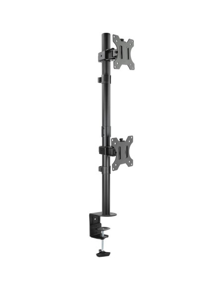 Accesorio TOOQ DB1233TNV-B - SOPORTE DE MESA PARA 2 MONITORES TOOQ DB1233TNV-B/GIRATORIO/ INCLINABLE/ HASTA
