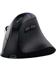 Periferico TRUST 73250 - TRUST RATON VYRAN ERGONOMICO VERTICAL INALAMBRICO BLUETOOTH 2.4GHZ 8 BOTONES RECARGABLE NEGRO