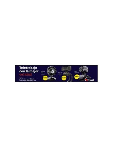 Periferico TRUST 24280 - WEBCAM TRUST TEZA/ ENFOQUE AUTOMaTICO/ 3840 X 2160 4K