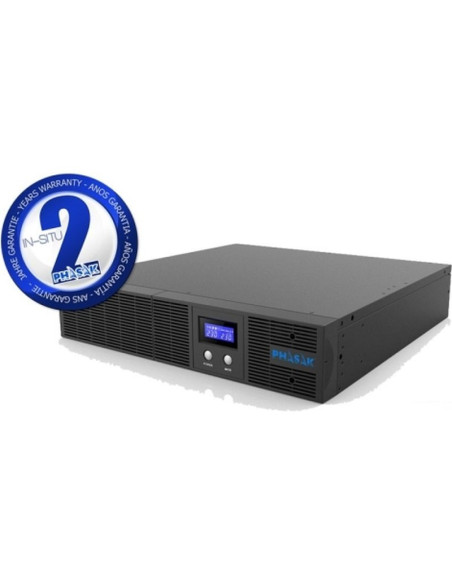 SAI PHASAK PH 7308 - SAI LiNEA INTERACTIVA PHASAK SIRIUS 800 VA INTERACTIVE/800VA-480W/ 2 SALIDAS/