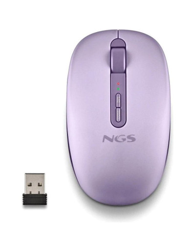 Periferico NGS FOGDUALPURPLE - NGS Raton Inalambric 2.4GHZ Dual BT FOGDUAL PURPLE