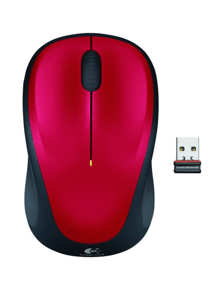 Periferico LOGITECH 910-002496 - RATON INALAMBRICO LOGITECH M235/ HASTA 1000 DPI/ ROJO
