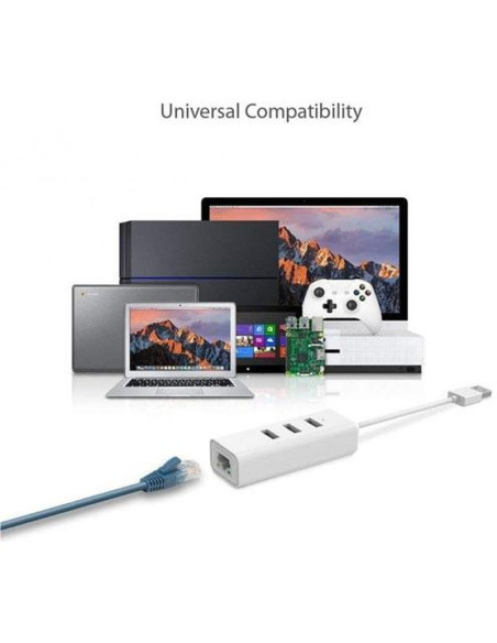 Periferico TP-LINK 44438 - TP-LINK ADAPTADOR USB 2 EN 1 CON HUB DE 3 PUERTOS USB 3.0 Y ADAPTADOR ETHERNET GIGABIT
