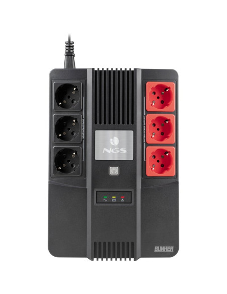 SAI NGS FORTRESSBUNKER - SAI OFFLINE NGS FORTRESS BUNKER/ 600VA-360W/ 6 SALIDAS/FORMATO BLOQUE