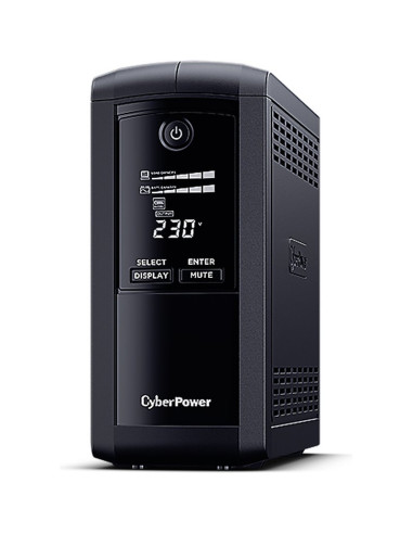 SAI CYBERPOWER VP1000ELCD - SAI LINEA INTERACTIVA CYBERPOWER VP1000ELCD/ 1000VA-550W/ 4SALIDAS/ FORMATO