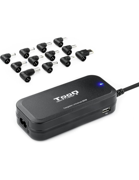 Accesorio TOOQ TQLC-90BS02AT - CARGADOR DE PORTATIL TOOQ TQLC-90BS02AT/ 90W/ AUTOMATICO/ 12CONECTORES/ VOLTAJE