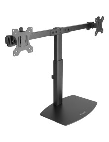 Accesorio TOOQ DB1727TN-B - SOPORTE DE SOBREMESA PARA 2 MONITORES TOOQ DB1727TN-B/GIRATORIO/ INCLINABLE/