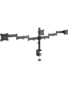 Accesorio TOOQ DB1327TN-B - SOPORTE DE MESA PARA 3 MONITORES TOOQ DB1327TN-B/ GIRATORIO/INCLINABLE/ HASTA