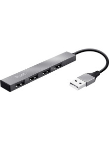 Periferico TRUST 23786 - HUB USB 2.0 TRUST HALYX/ 4XUSB