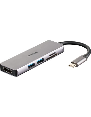 Periferico D-LINK DUB-M530 - D-Link DUB-M530 Hub HDMI/2USB 3.0/USB-C/SD/MicroSD