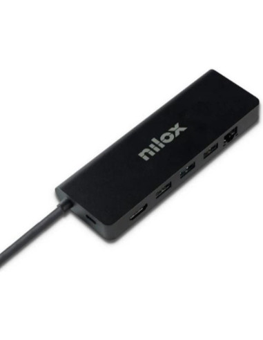 Periferico NILOX NXDSUSBC08 - Nilox Docking Station UsbC 8 EN 1 Dual 4K 1000Mbps