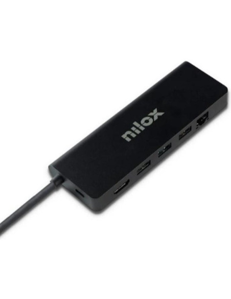 Periferico NILOX NXDSUSBC08 - Nilox Docking Station UsbC 8 EN 1 Dual 4K 1000Mbps