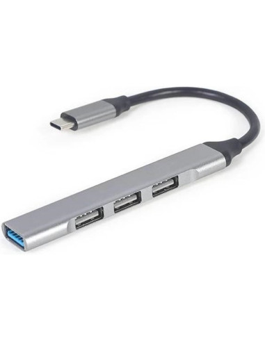 Periferico GEMBIRD UHB-CM-U3P1U2P3-03 - Gembird Hub USB-C 4P, USB 3.0 x 1 + USB 2.0 x 3