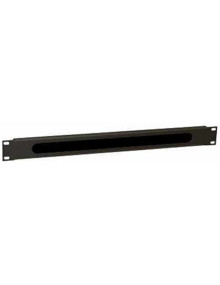 Red WP WPN-ACM-201-B - WP Guia Cable con cepillo 1U black RAL 9005