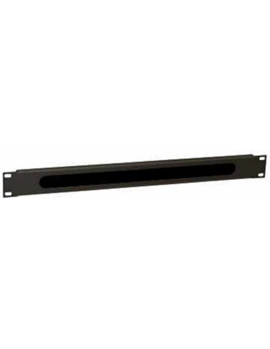 Red WP WPN-ACM-201-B - WP Guia Cable con cepillo 1U black RAL 9005