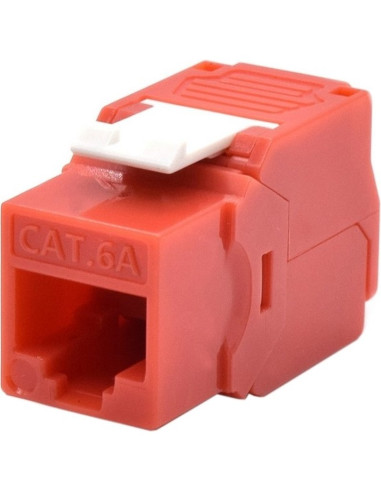 Red WP WPC-KEY-6AUP-TL/R - WP Keystone Cat. 6a UTP RJ45/Hembra Rojo