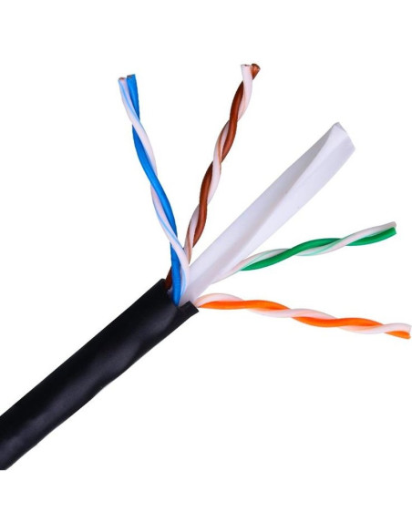 Accesorio NANOCABLE 10.20.0502-EXT-BK - Nanocable Bobina Cable RJ45 CAT6 UTP Rigido100M Ex