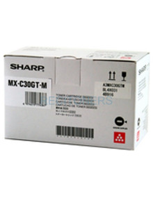 Toner MXC30GTM SHARP - SHARP TONER MAGENTA MXC- 250 F, 300P, 300W,301W, 300 SERIES