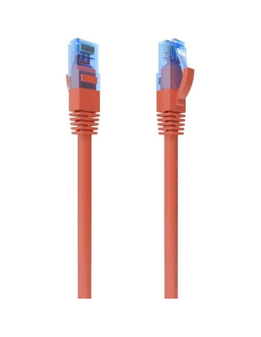 Accesorio AISENS A135-0789 - Aisens Cable RJ45 CAT.6 UTP AWG26 CCA Rojo 1.0m