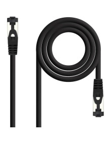 Accesorio NANOCABLE 10.20.2002-BK - Nanocable Cable red Cat. 8.1 2GHZ SSTP Negro 2m