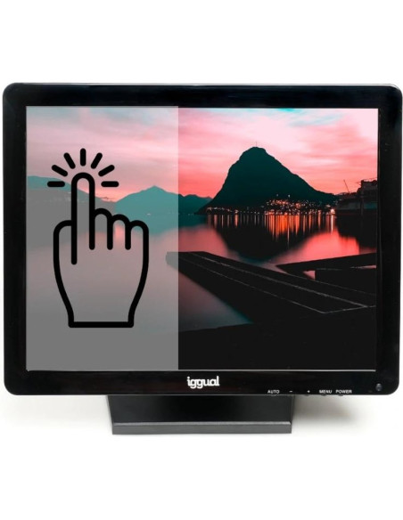 Monitor IGGUAL IGG315750 - iggual Monitor tactil resistivo 15" USB VGA HDMI