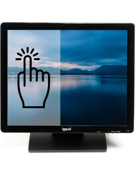Monitor IGGUAL IGG315736 - iggual Monitor tactil resistivo 19" USB VGA HDMI