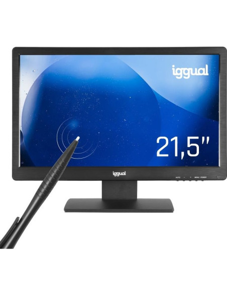 Monitor IGGUAL IGG319840 - iggual Monitor tactil resistivo 21,5" 16:9 FHD