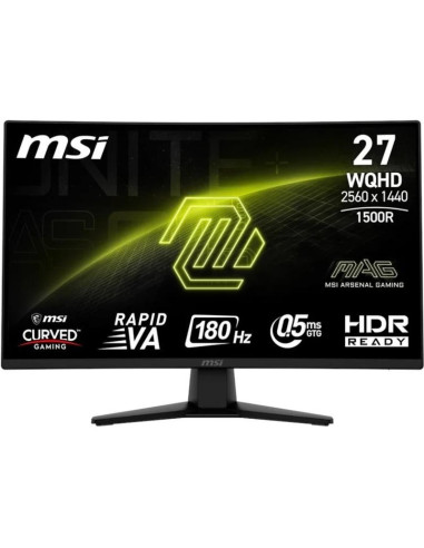 Monitor MSI 9S6-3CE31T-007 - MSI MAG274CQF Monitor 27" WQHD 180hz curv
