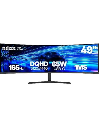 Monitor NILOX NXM49CRVDC2 - Nilox NXM49CRVDC2 Monitor 49" DQHD 165hz MM AA cur