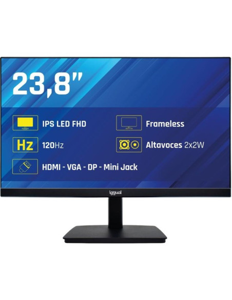 Monitor IGGUAL IGG321102 - iggual Monitor 24" 120Hz 1ms MM VESA Mini PC