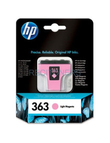 Cartucho de tinta C8775EE HP - HP CARTUCHO MAGENTA CLARO Nº363 PHOTOSMART/3110/3200/3210/3310/8200/8250/C5180/6180/7100/C6180/C6