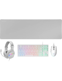 Periferico MARS GAMING MCPRGB3WES - MARS GAMING Combo Gaming MCP-RGB3W 4EN1 BlancO