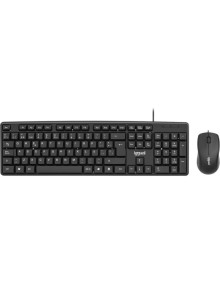 Periferico IGGUAL IGG320846 - iggual Kit teclado y raton COM-CK-STANDARD negro
