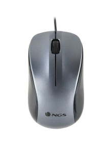 Periferico NGS CREW - NGS Raton Optico WIRED GRAY