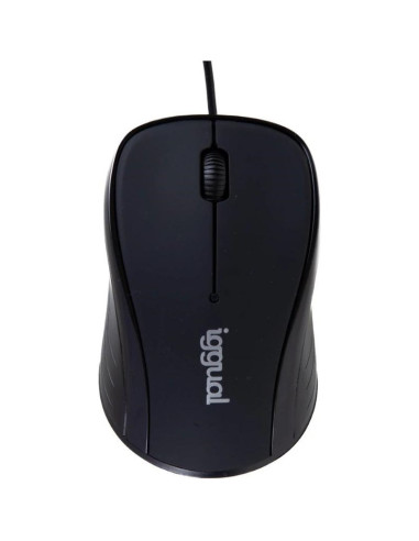 Periferico IGGUAL IGG319024 - iggual Raton optico XS-KIDS-1600DPI negro