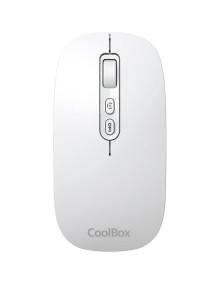Periferico COOLBOX COO-MOU-W02-W - Coolbox Raton W02-IA Inalambrico RF+BT Blanco