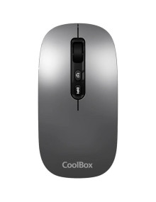 Periferico COOLBOX COO-MOU-W02-G - Coolbox Raton W02-IA Inalambrico RF+BT Gris