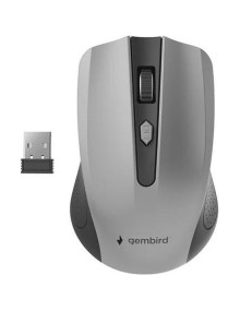 Periferico GEMBIRD MUSW-4B-04-BG - Gembird Raton Optico Inalambr. 1600 DPI Negro/Gris