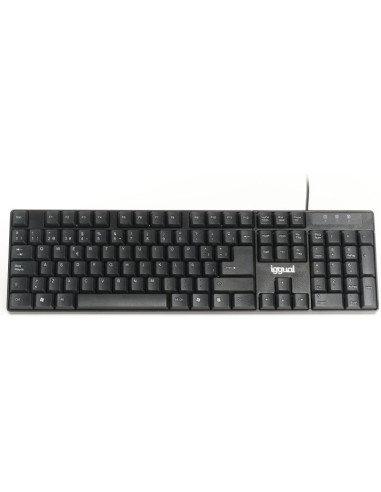 Periferico IGGUAL IGG317501 - iggual Teclado USB estandar CK-FRAMELESS-105T