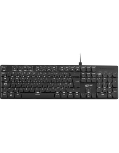 Periferico IGGUAL IGG320662 - iggual Teclado USB mecanico CK-MECHA-105T negro