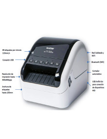 QL1110NWBCZX1 BROTHER QL-1100C - IMPRESORA DE ETIQUETAS - T