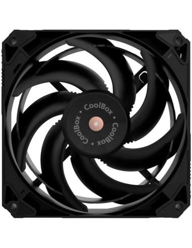 Refrigeracion COOLBOX COO-VA12-03B - Coolbox Gaming Ventilador V12 PWM AUX 12Cm Negro
