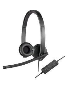 Altavoz LOGITECH 981-000575 - Logitech Auricular STEREO H570e USB