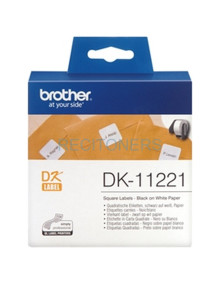 Papeleria DK11221 BROTHER - BROTHER ETIQUETAS PRECORTADAS CUADRADAS PAPEL TÉRMICO 23X23MM (1.000 ETIQUETAS) 2