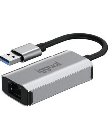Accesorio IGGUAL IGG318447 - iggual Adaptador USB-A 3.0 a RJ45 Gigabit