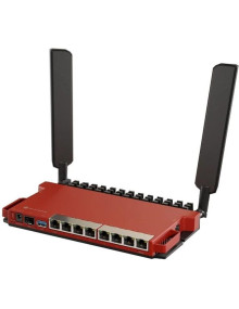 Red MIKROTIK L009UiGS-2HaxD-IN - MikroTik L009UiGS-2HaxD-IN Router 8xGbE 1xSFP USB