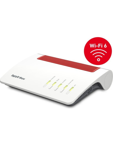 Red FRITZ! 20002999 - FRITZ! Box7590 Router AX WiFi6 Mesh Dual 4xGb 1WAN