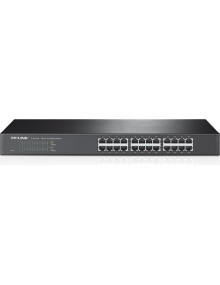 Red TP-LINK TL-SF1024 - TP-LINK TL-SF1024 Switch 24x10/100Mbps Metal