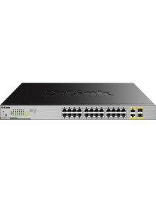 Red D-LINK DGS-1026MP - D-Link DGS-1026MP Switch 24xGB PoE+ 2xSFP